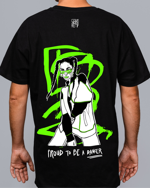 t-shirt black - girl-spokokemp